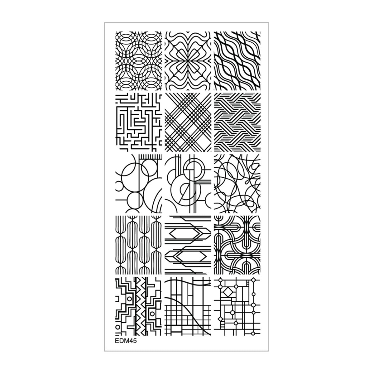 EDM45 Nail Stamping Plate image 0