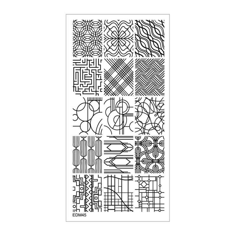 EDM45 Nail Stamping Plate image 0