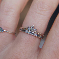Delicate Moon Phases ring in 925 - restocked and new sizes image 1