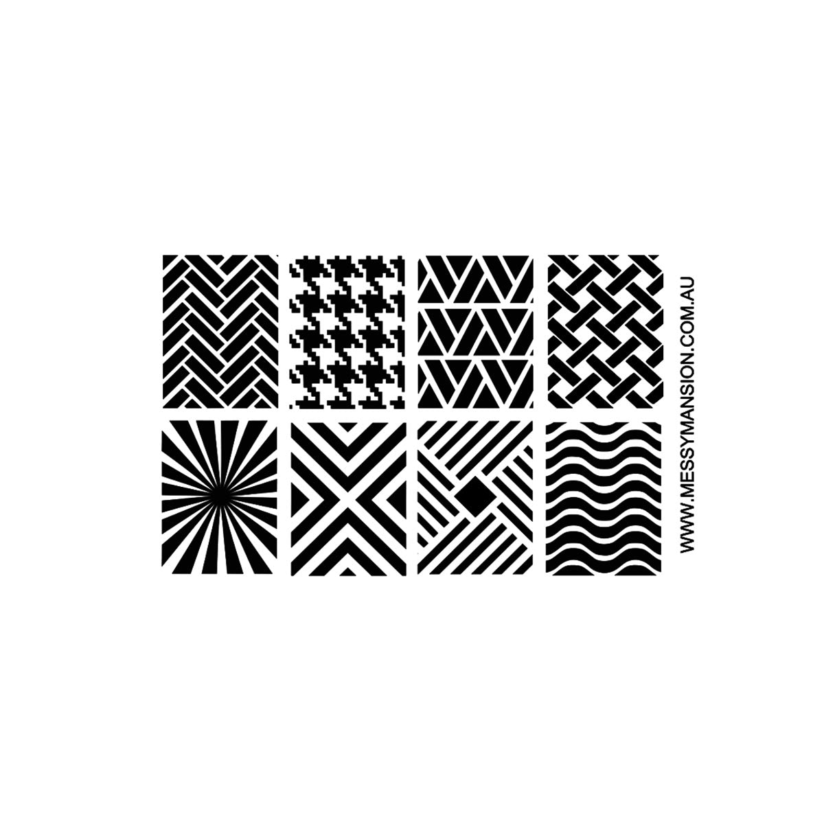 Nail Stamping Stencil Set image 0