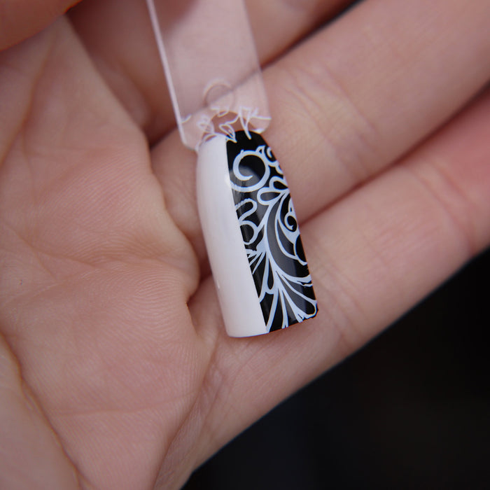 White Stamping Polish image 1