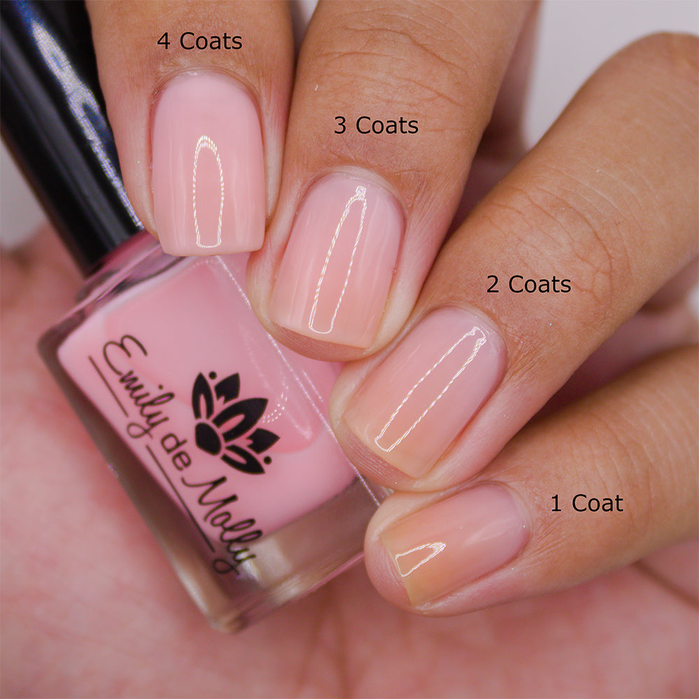 Jelly Nail Polish - White x  Light Pink Bundle