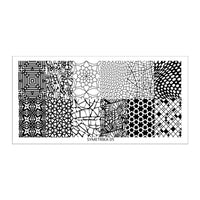 SY05 Messy Mansion Nail Stamping Plate image 0