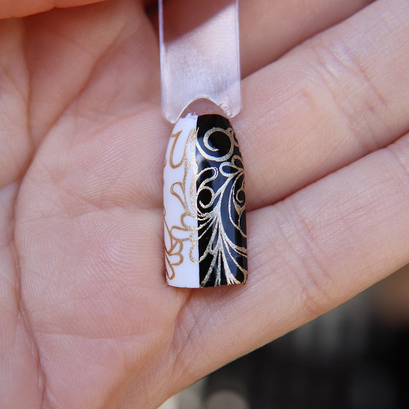 Gold Chrome Nail Polish image 1