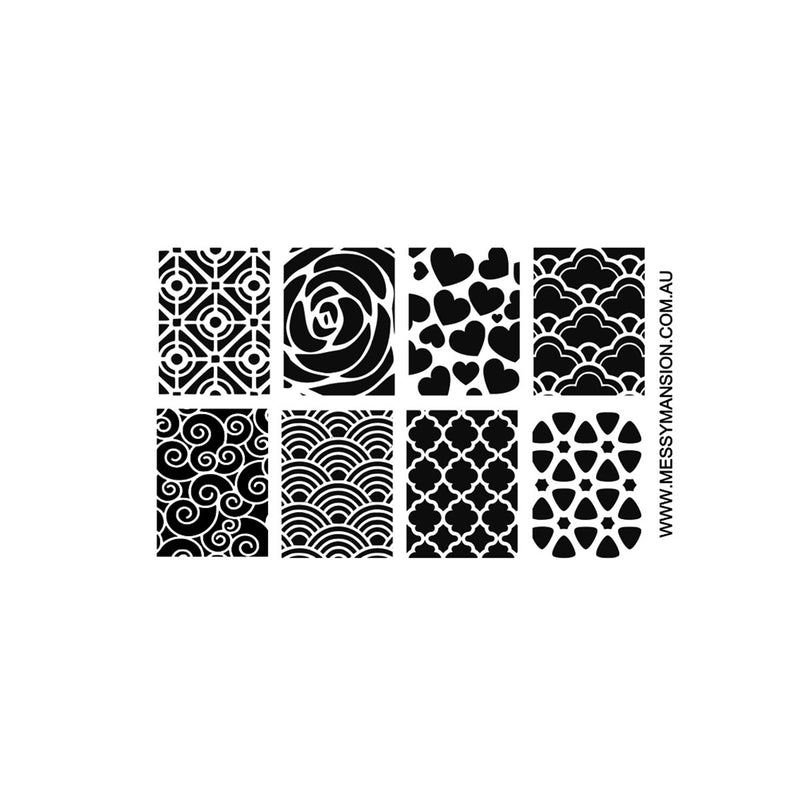 Nail Stamping Stencil Set image 2