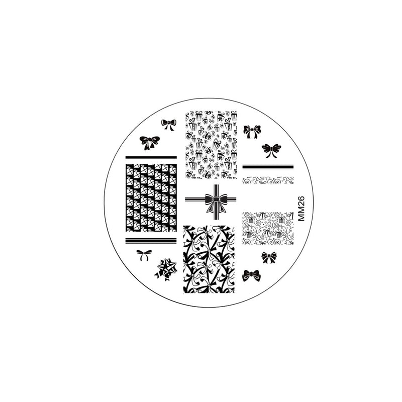 MM26 Messy Mansion Nail Stamping Plate image 0