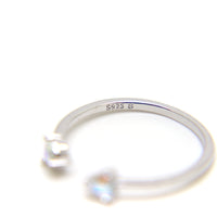 Iridescent Heart ring in 925 Sterling Silver image 4