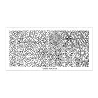 SY09 Messy Mansion Nail Stamping Plate image 0