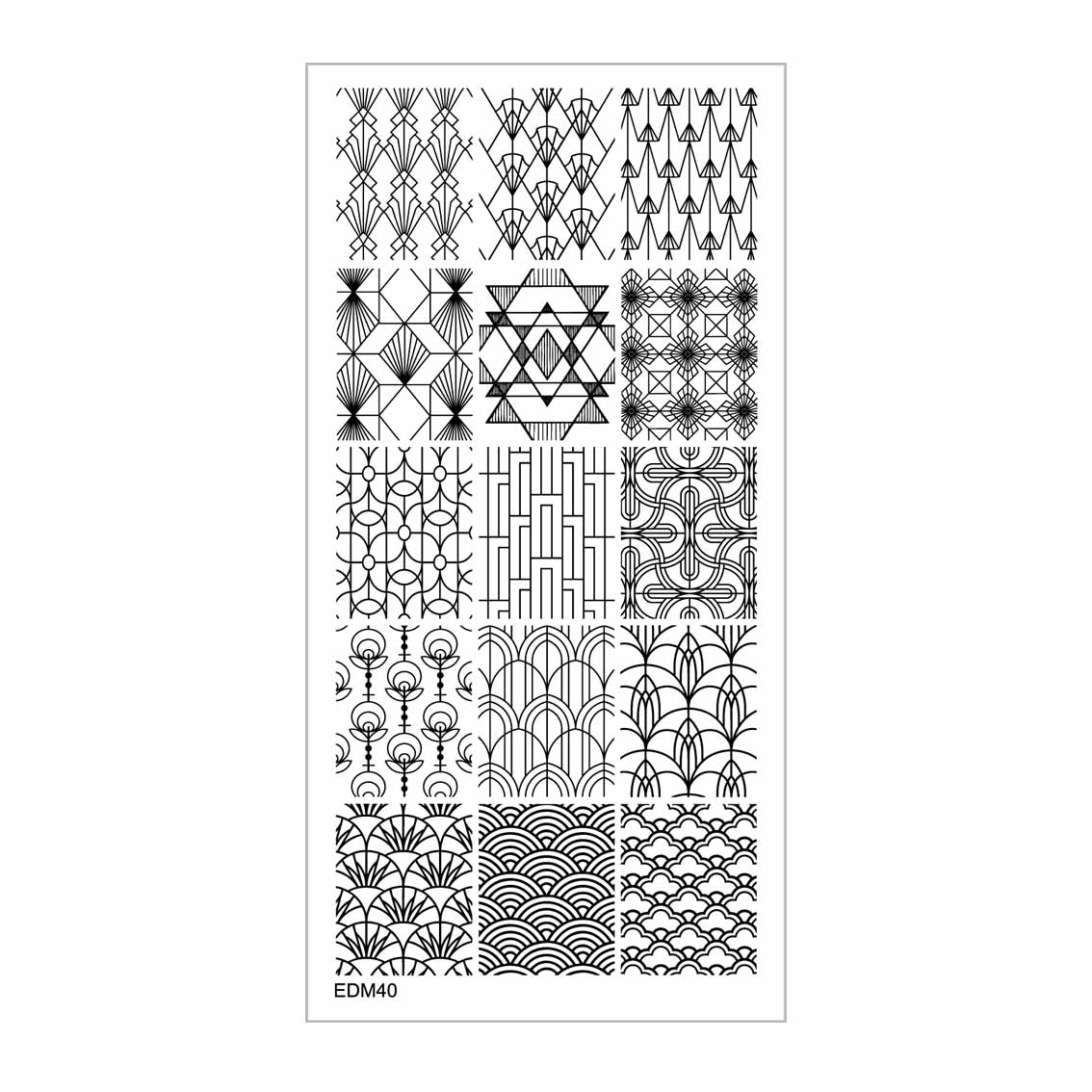 EDM40 Nail Stamping Plate image 0