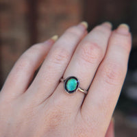 Mood ring in 925 Sterling Silver or gold plated image 2