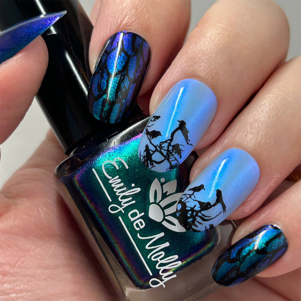 MM14 Messy Mansion Nail Stamping Plate image 2