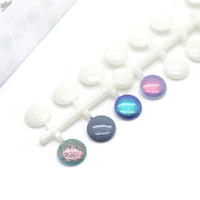 Stick on swatch / displays for nail polish image 0