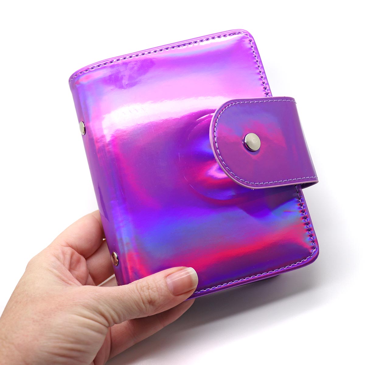 Purple holographic stamping plate holder/storage image 1
