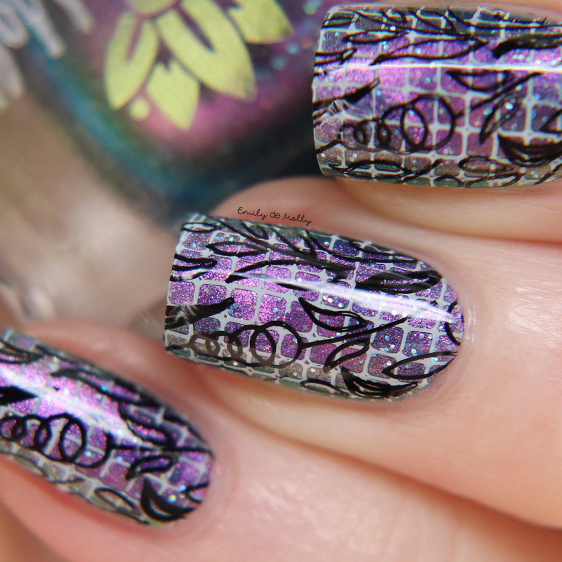 Black Stamping Polish image 10