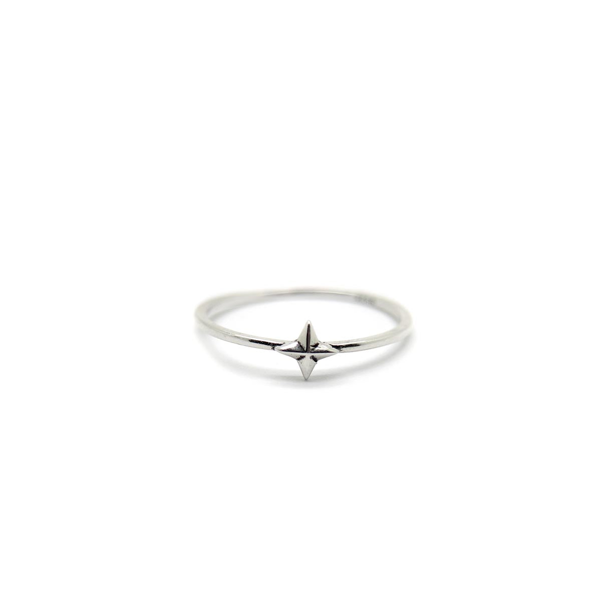 Delicate star ring in 925 Sterling Silver image 0