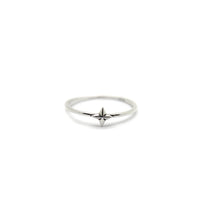 Delicate star ring in 925 Sterling Silver image 0