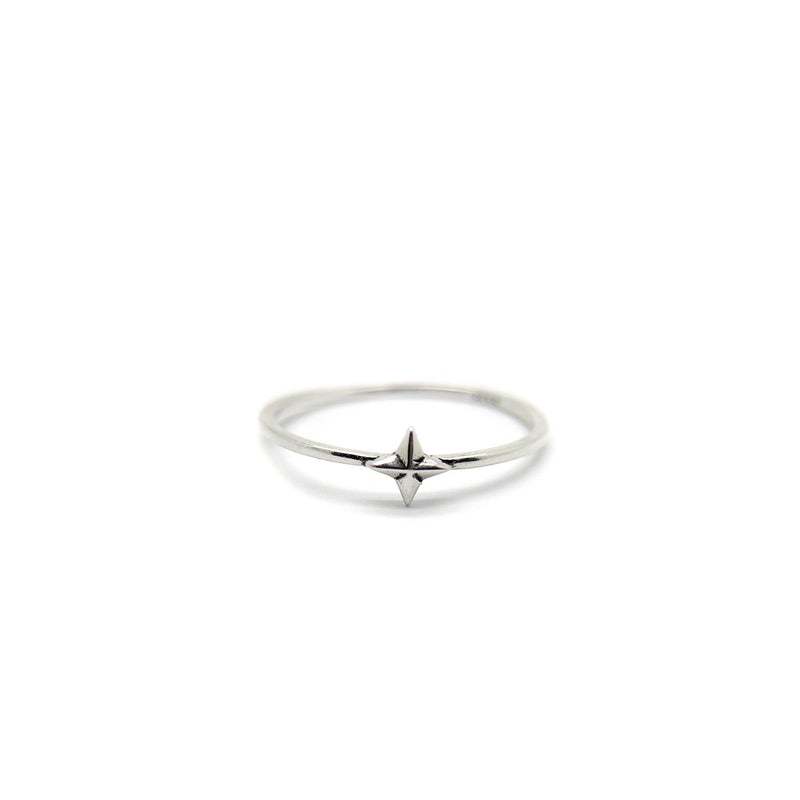 Delicate star ring in 925 Sterling Silver image 0