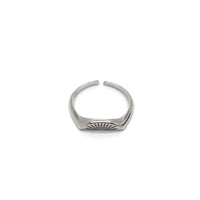 Rising sun adjustable ring in 925 Sterling Silver image 2