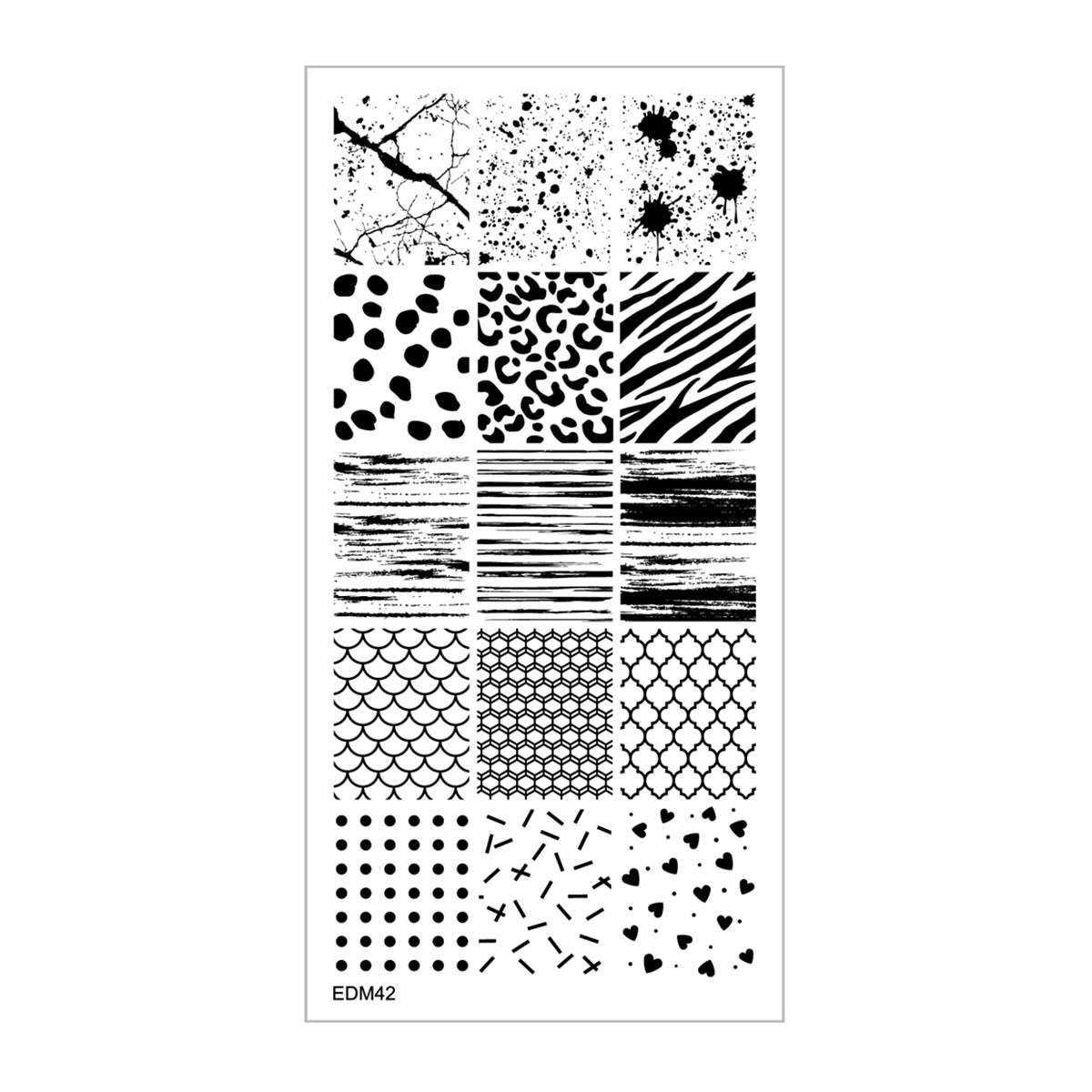 EDM42 Nail Stamping Plate image 0