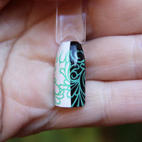 Nail Stamping Polish Set -  Greens by Messy Mansion image 1