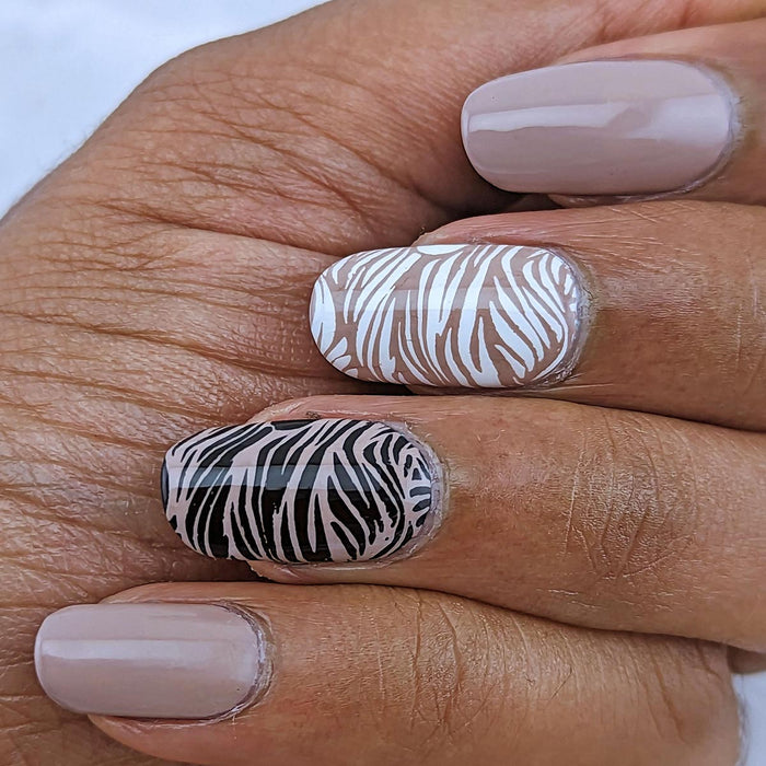 Taupe - stamping polish image 1