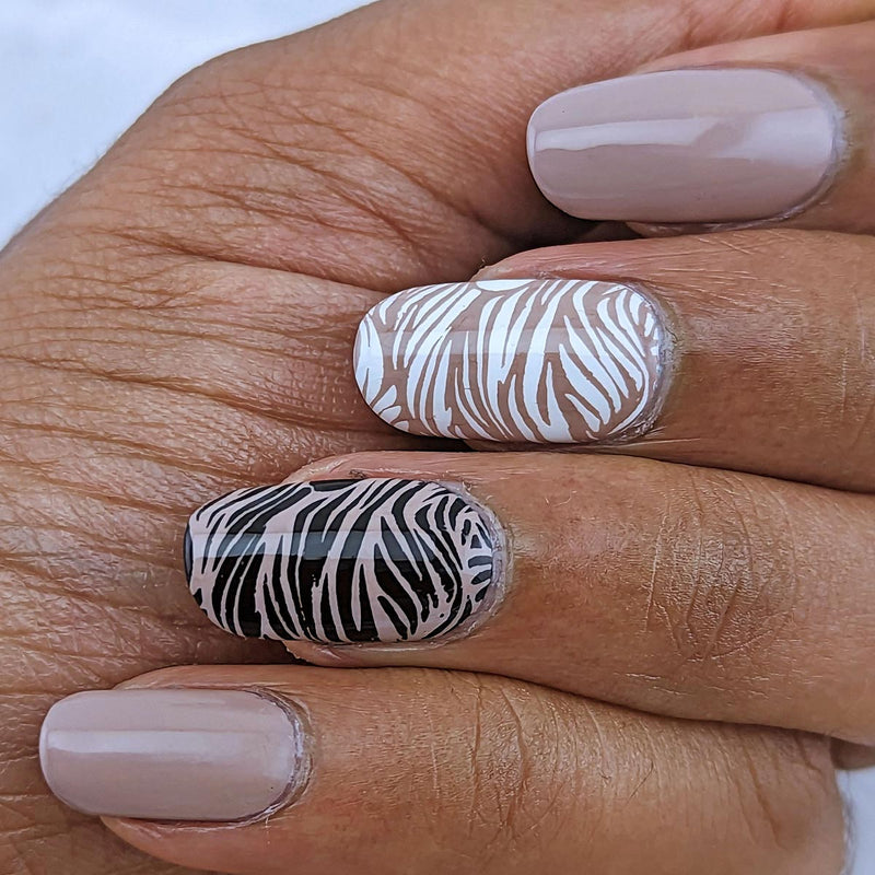 Taupe - stamping polish image 1