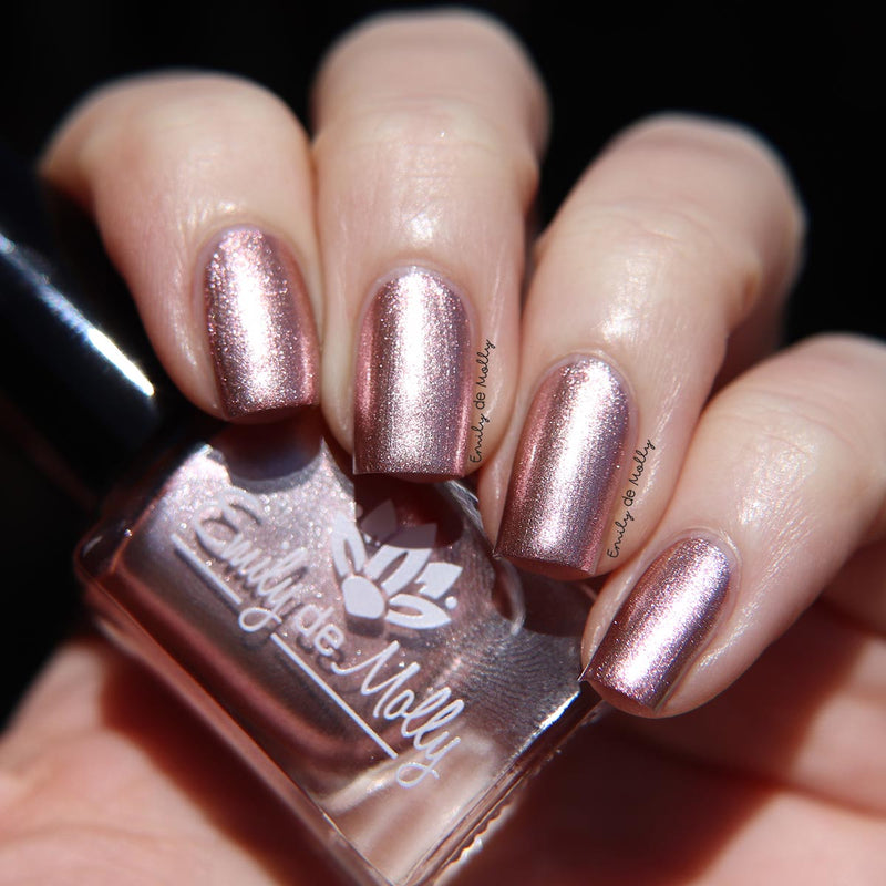 Rose Gold Chrome Nail Polish image 1