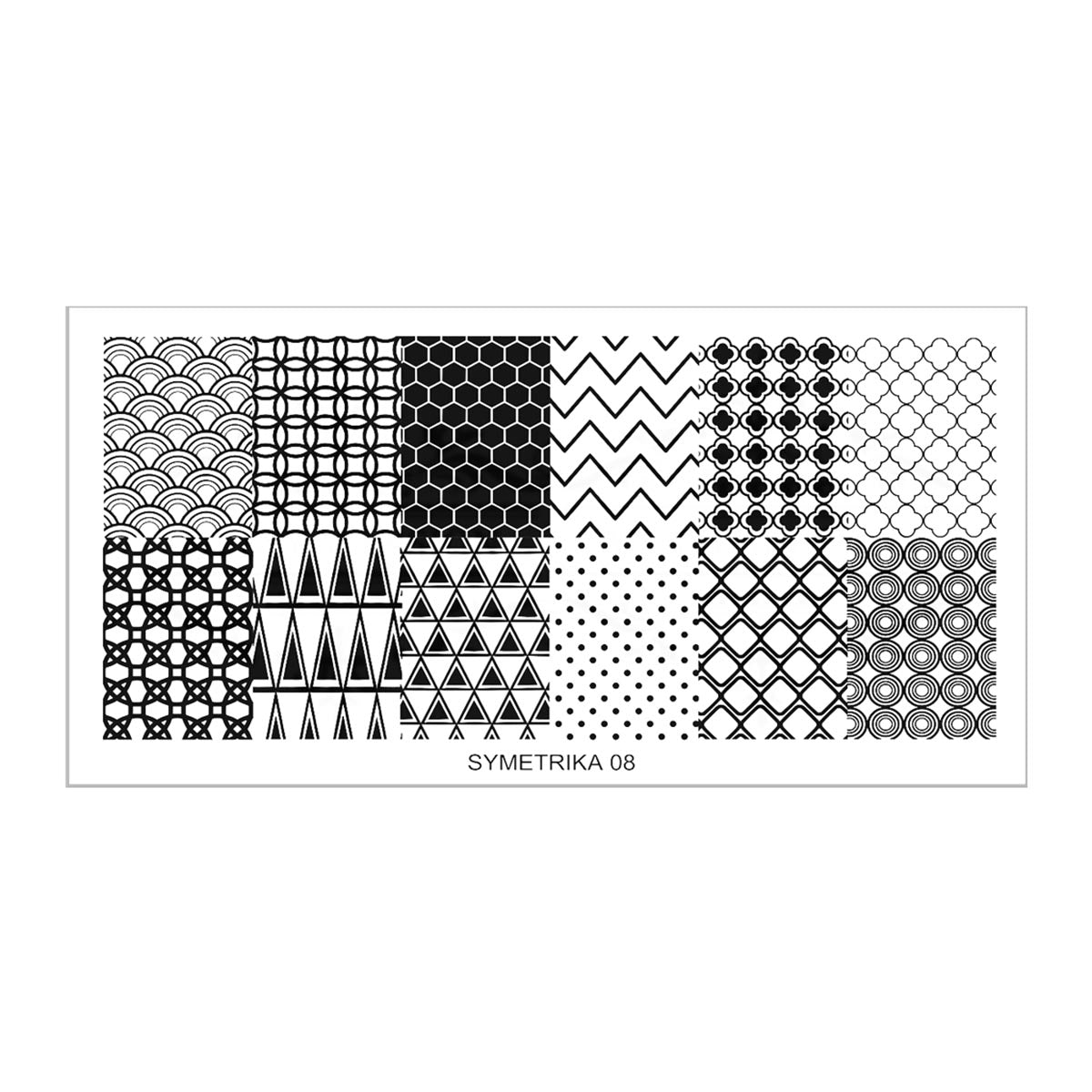 SY08 Messy Mansion Nail Stamping Plate – Emily de Molly - Australia