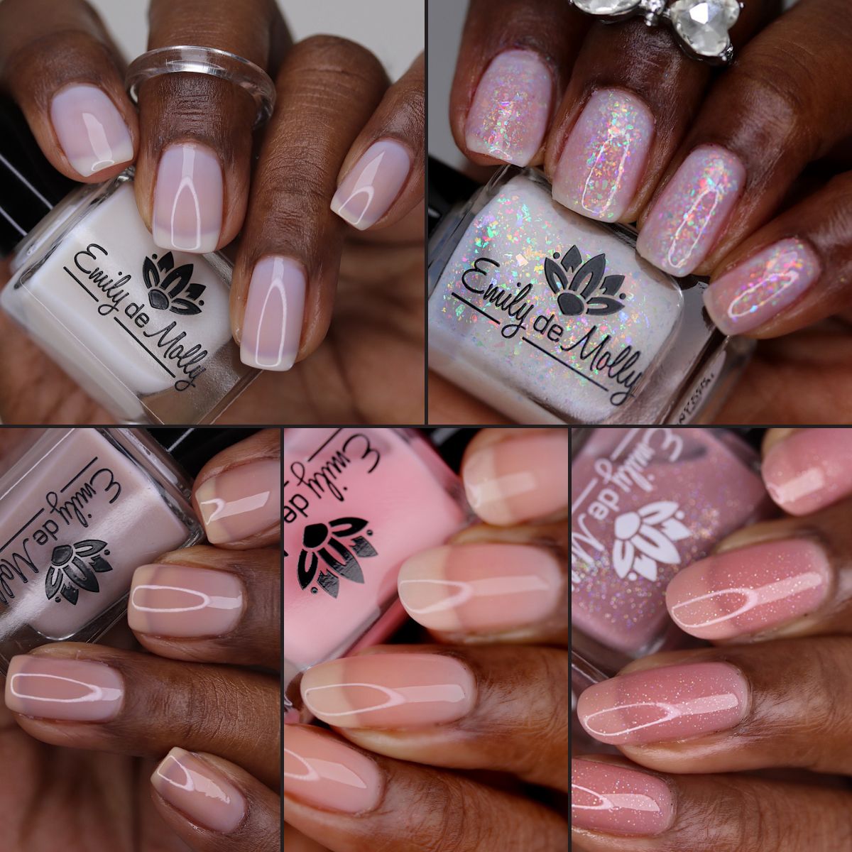 Jelly Nail Polish - White x  Light Pink Bundle