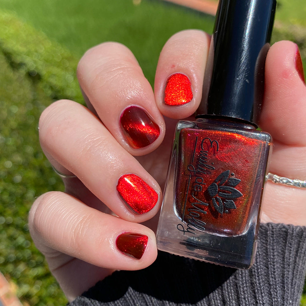 Magnetic Nail Polish - Red x Purple Bundle