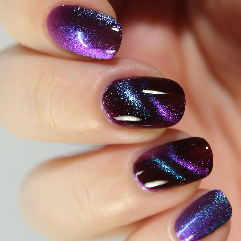 Magnetic Nail Polish - Red x Purple Bundle