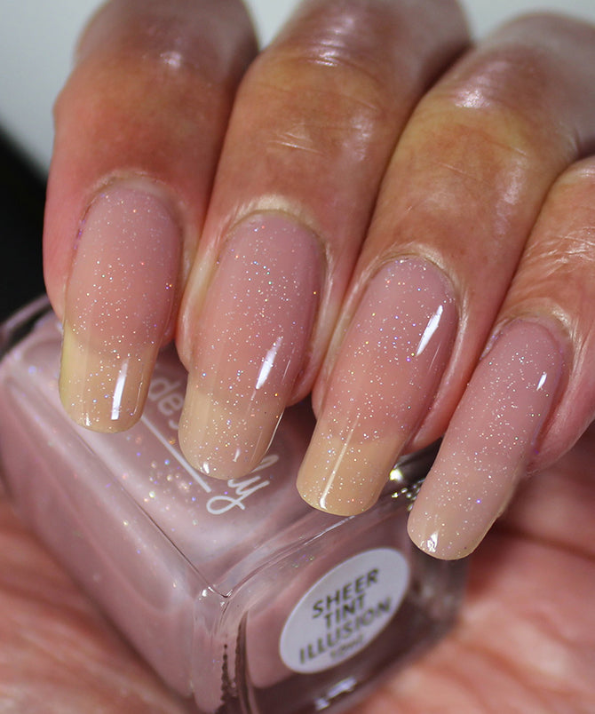 Jelly Nail Polish - White x  Light Pink Bundle