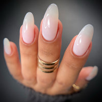 Jelly Nail Polish - White x  Light Pink Bundle