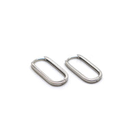 Sterling Silver Paperclip earrings