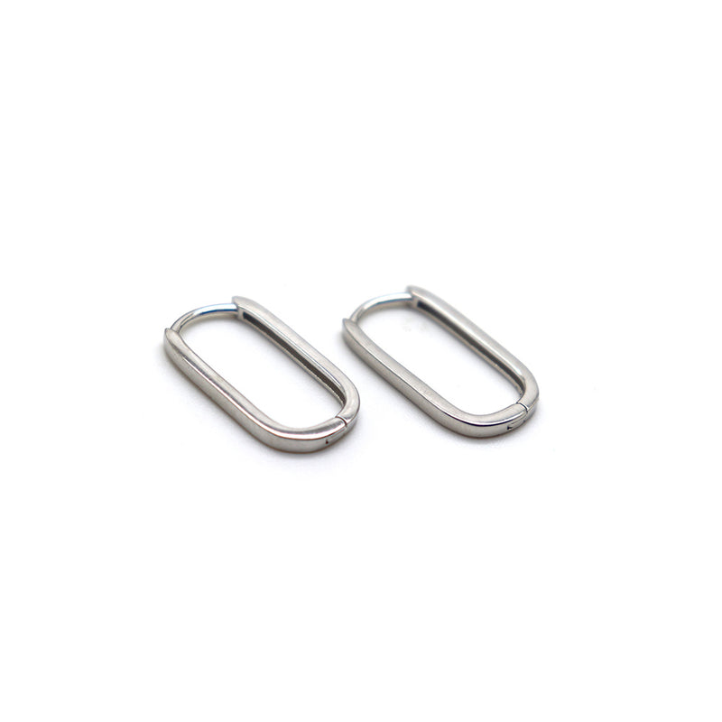 Sterling Silver Paperclip earrings