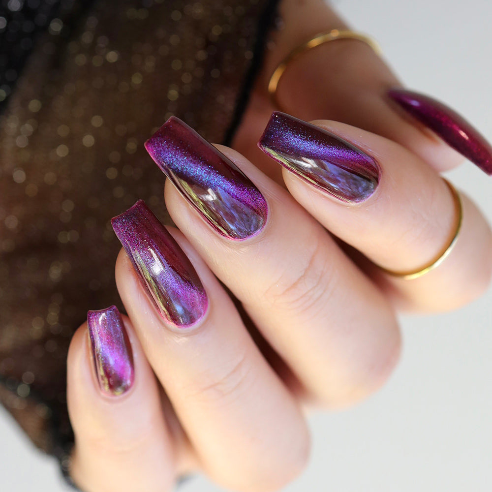 Magnetic Nail Polish - Red x Purple Bundle