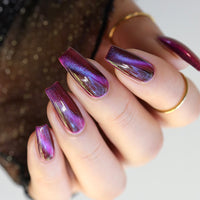 Magnetic Nail Polish - Red x Purple Bundle