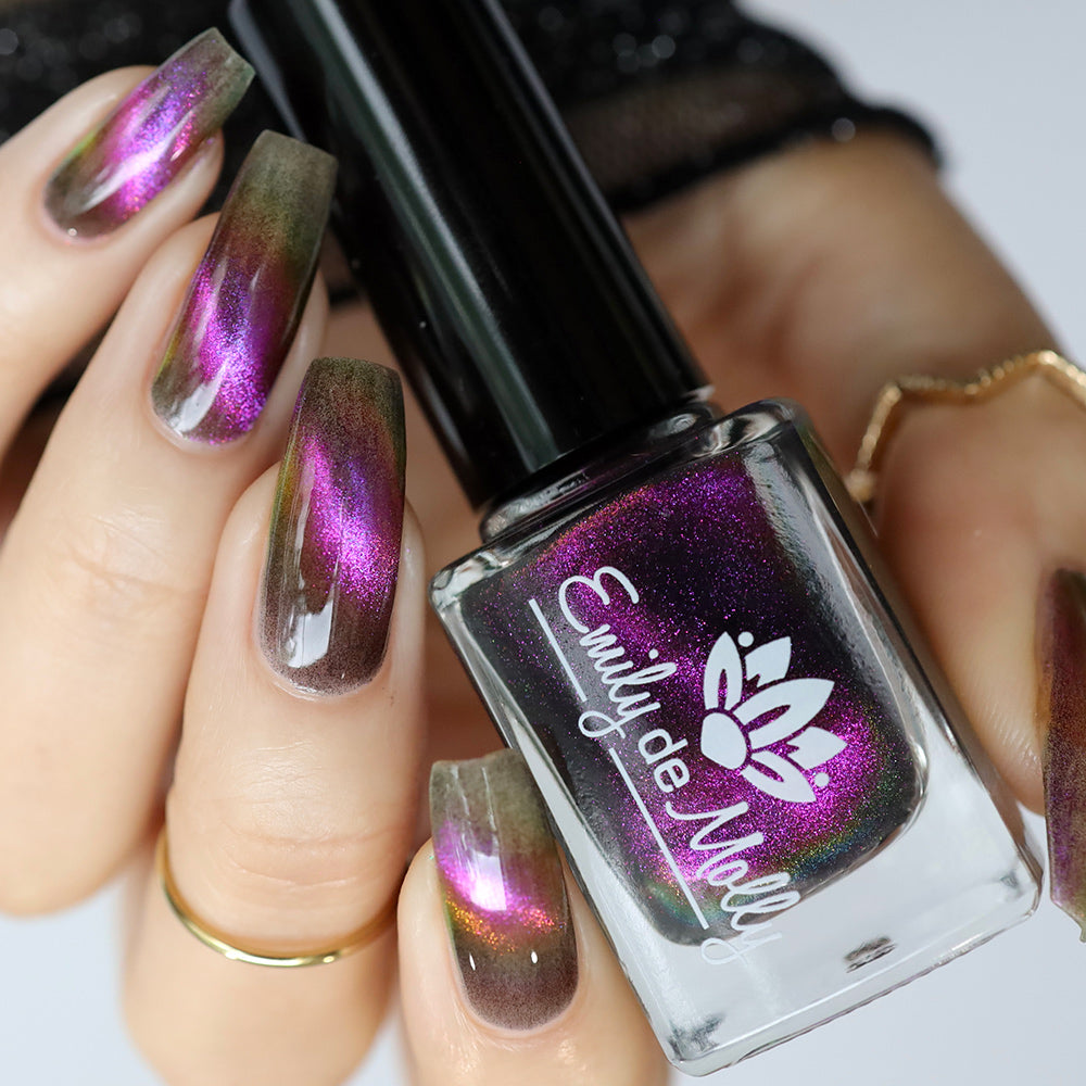 Magnetic Nail Polish - Red x Purple Bundle