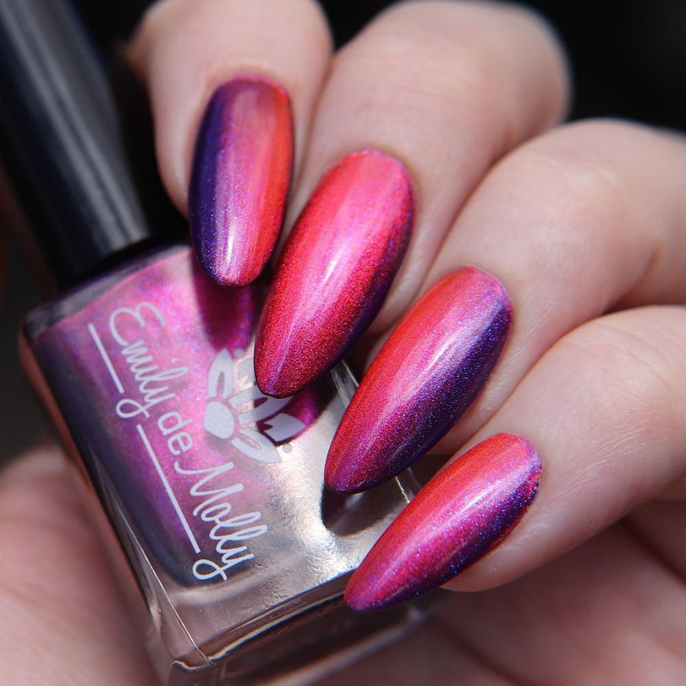 Magnetic Nail Polish - Red x Purple Bundle