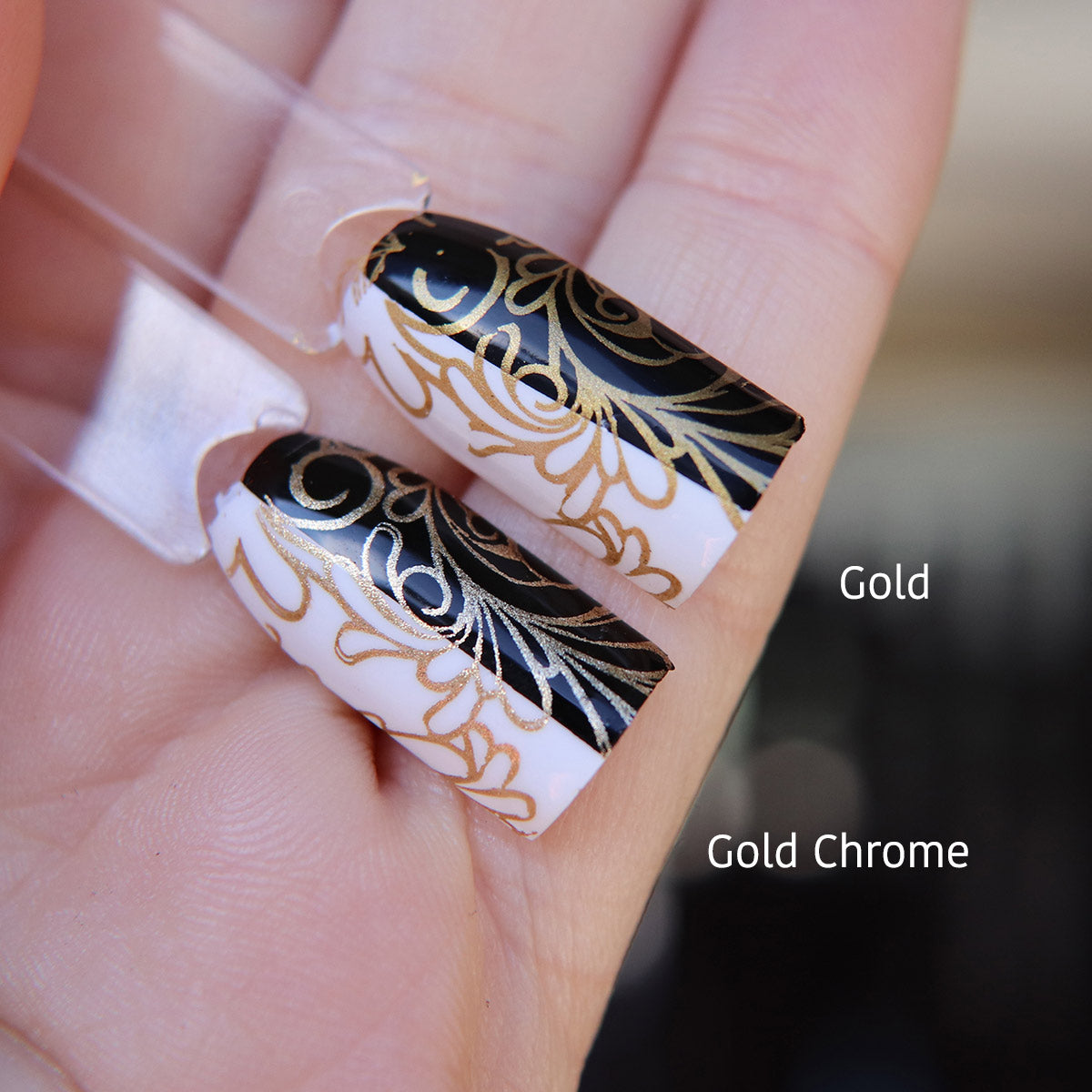 Gold Chrome Nail Polish image 4