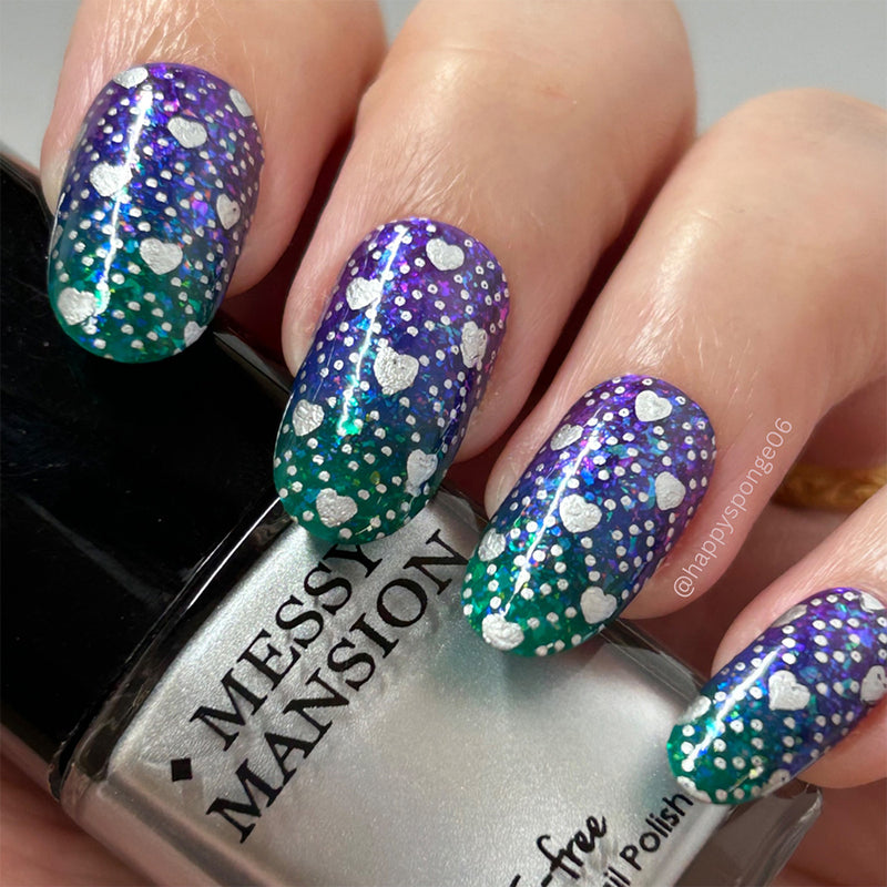 MM97XL Messy Mansion Nail Stamping Plate image 1