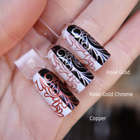 Rose Gold Chrome Nail Polish image 6
