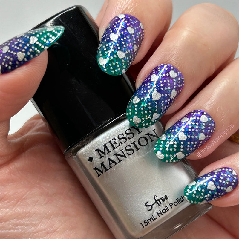 Sterling -  Nail Stamping Polish by Messy Mansion image 2