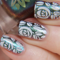 White Stamping Polish image 7