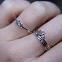 Delicate Moon Phases ring in 925 - restocked and new sizes image 2