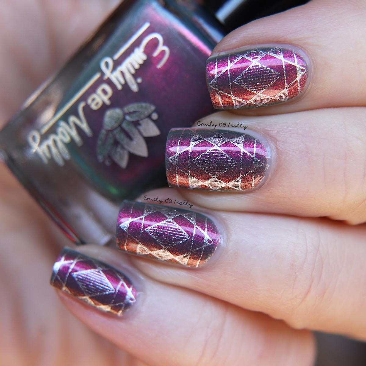 Silver Chrome Nail Polish image 6
