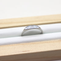 Rising sun adjustable ring in 925 Sterling Silver image 4