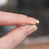 Minimalist smooth stack ring in 925 Sterling Silver image 4