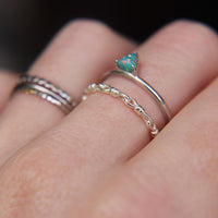 Adjustable chain link ring in 925 Sterling Silver image 1