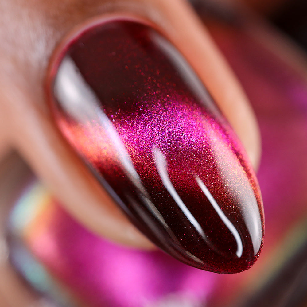 Magnetic Nail Polish - Red x Purple Bundle